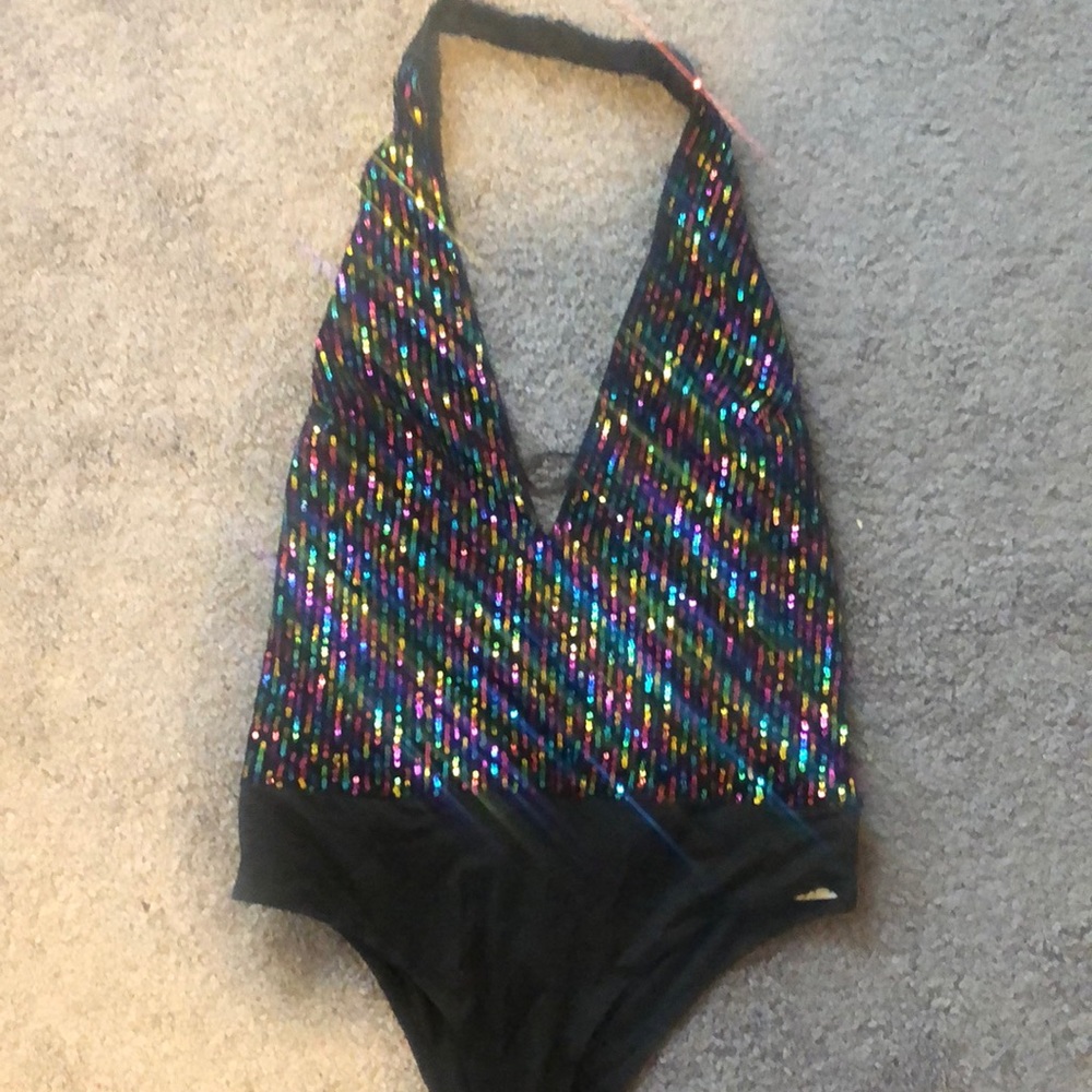 Forever 21 Sequin bodysuit L - never worn
